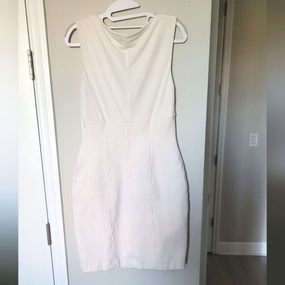 Tempo Paris Off white cowl neck dress Size M - Picture 10 of 12